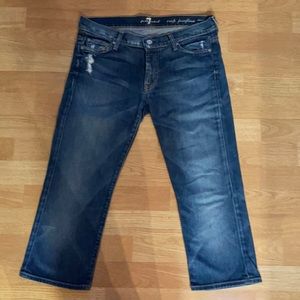 7 for all mankind crop Josefina skinny boyfriend